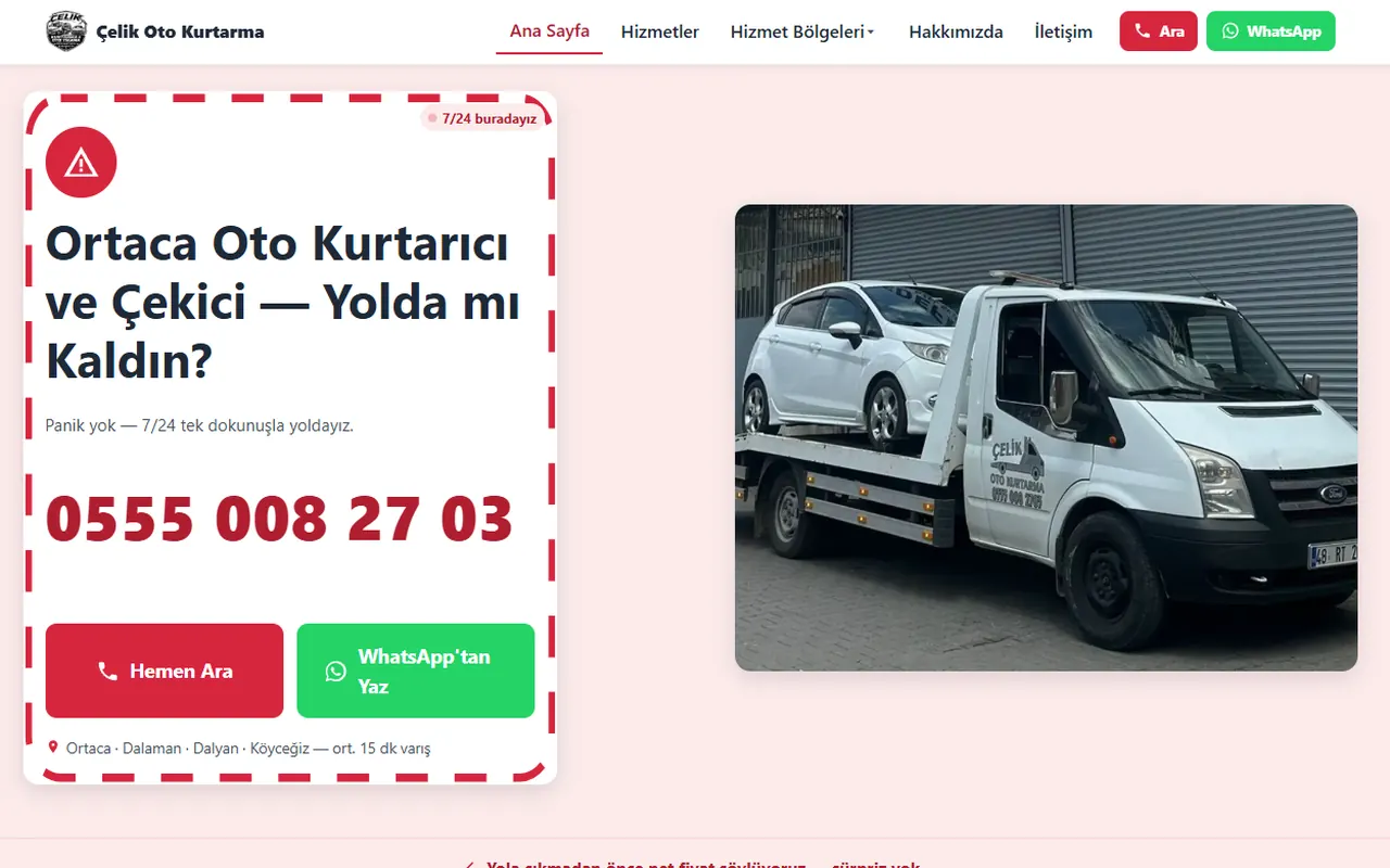 Çelik Oto Kurtarma
